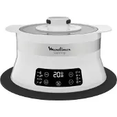 Moulinex Steam up, Weiß, Freistehend, Tasten, Vorderseite, Digital, 550 W