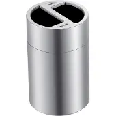 HygieneShopBasics Großvolumiger Recycling-Abfalleimer 2x60 Liter