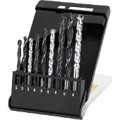 Irwin 9-teiliges Metall-, Stein- und Holzbohrer-Set