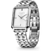 Rosefield Montre Octagon Xs Weiss, Uhr ohne Stein