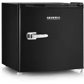 Severin Retro Mini Kühl-/Gefrierbox (Schwarz) GB 8880 aus Kunststoff, schwarz Kühlbox Minikühlschrank