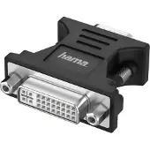 Hama 00200341, VGA (D-Sub), DVI-I, Männlich, Weiblich, Gerade, Gerade