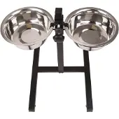Nobleza Double Adjustable Shelf Hundefutternapf