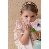 Majvillan Tapete Kinderzimmer, Animal Dots, Dusty Peach, Kindertapete