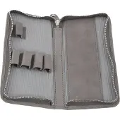 Alassio Schreibgeräte-Etui für 3 Schreibgeräte grau