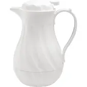 Olympia Swirl Isolierkanne weiß 2L
