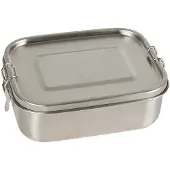 Memo Edelstahl-Lunchbox - mit Trennwand und Silikonring