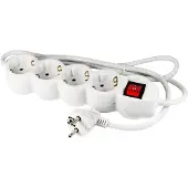 Ecosavers Steckdosenleiste mit Schalter - 4 Ports