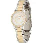 GUESS Damen Uhr Armbanduhr MELODY GW0468L4 Edelstahl bicolor