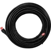 Goobay 55434, 20 m, Cat6, U/UTP (UTP), RJ-45, RJ-45, Schwarz
