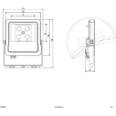 EVN Strahler, Scheinwerfer, Flächenstrahler, Flutlichtstrahler schwarz IP65 10W 4000K 1200lm