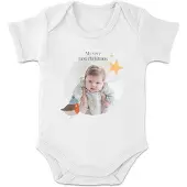 Yoursurprise Personalisierter Babybody - Weihnachten - Weiß - 74/80