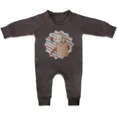 Yoursurprise Babystrampler bedrucken - Antrazit - 62/68
