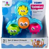 Tomy Drehende und spritzende Bade-Spielzeug-Kraken,