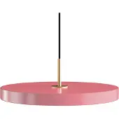 UMAGE Asteria Medium LED-Hängelampe, rosé/messing, Ø 43 cm - , Asteria Medium, dimmbar, Pink / Rosé, für Wohnzimmer, Metall, Design