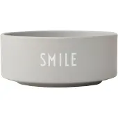 Design Letters Schüssel - Smile - Grau - - One Size - Schüsseln