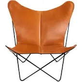 OX Denmarq TRIFOLIUM Chair - Premiumsessel Stahl schwarz, Haselnuss
