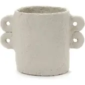 Serax Blumentopf Earth Interior By Marie Michielssen Beige M 28 x 18 x 20,5 cm
