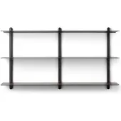 Gejst Nivo Regal Large D Schwarz Ask/Schwarz - , Schwarz, Holz