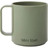 Design Letters - Mini Love Becher mit Henkel, 175 ml, olivgrün