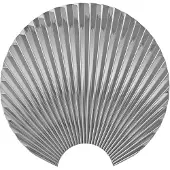 AYTM Concha Kleiderhaken/Wanddekoration 4,3x20x19,5 Silver - , Metallisch, Metall