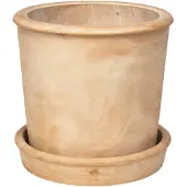 Broste Copenhagen Rolf Blumentopf beige Ø37cm