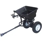 Turfmaster Anhängestreuer für Dünger und Streusalz 36 kg.