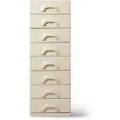 HK Living Chest Schubladenkommode - 8 Schubladen - Creme
