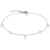 Tamaris Fashionable steel bracelet with zircons TJ-0013-A-27 (L)