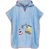 Playshoes Frottee-Poncho Bagger blau 340067_17