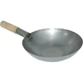 Vogue Wok Aus Stahl Mit Flachem Boden 330Mm