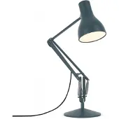 Anglepoise Type 75 Tischlampe schiefergrau - , Type 75, Grau, für Arbeitszimmer / Büro, Metall, Industrielles Design