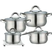 Maestro MR-2021 Edelstahl Kochgeschirr-Set, 9-tlg.