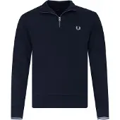 Fred perry Half Zip Pullover Schwarz