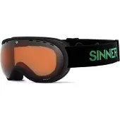 Sinner Skibrille Vorlage S Matte Black Double Orange Sintec Vent 22