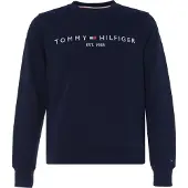 Tommy Hilfiger Herren Pullover & Cardigans Tommy Logo Sweatshirt - Donkerblauw - Größe M