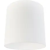 QAZQA Stofflampenschirm Weiß Zylinder 40/40/40