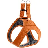 Hunter Geschirr Hilo aus weichem Leder, Farbe:orange, Größen:XS-S