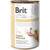 Brit Veterinary Diet Hepatic Turkey&amp;Pea 12x400 g