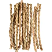 Flamingo Konijnenspeelgoed knabbeltouw 11 cm - 15 Stuks Bruin