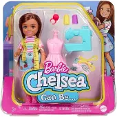 Barbie Chelsea -Karrierepuppe mit passendem Berufe Outfit und zugehörigem Zubehör, 3 Jahr(e), 139,7 mm
