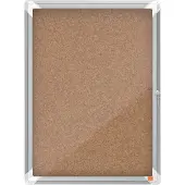 Nobo Premium Plus 4xa4 Vitrine Mit Kork-innenausstattung