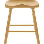 White Label Vander Fußhocker/ Zitshocker Natural