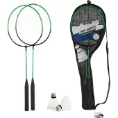 Toitoys PRO SPORTS Badminton-Set mit 2 Federbällen in Tasc