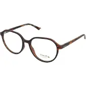 Polaroid PLD D468 Damen-Brille inkl. Gläser Vollrand Panto Kunststoff-Gestell 53mm/17mm/145mm, transparent