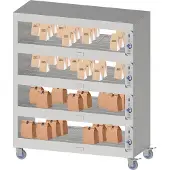 Casselin Beheizte regal mobil 120 CECM120