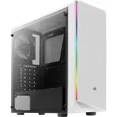 Aerocool Rift, Midi Tower, PC, Weiß, ATX, micro ATX, Mini-ITX, SPCC, Gaming