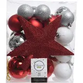 Décoris Weihnachtsbaumschmuck 33 Einheiten
