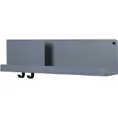 Muuto Folded Wandregal, 63 x 16 cm, blaugrau
