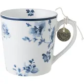 Laura Ashley Blueprint Collectables China Rose Becher mit Henkel 0,35 L